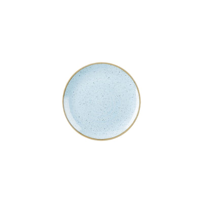 Churchill Stonecast Azzurro Puntinato Piatto Pane 16,5 cm 12 Pezzi