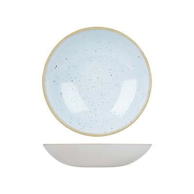 Churchill Stonecast Azzurro Puntinato Piatto Fondo 24,8 cm 12 Pezzi