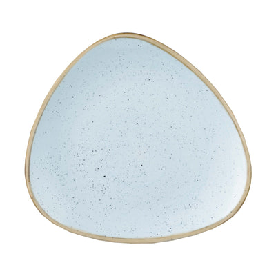 Churchill Stonecast Azzurro Puntinato Piatto Piano Triangolare 31,1 cm 6 Pezzi