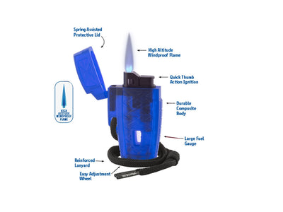 Xikar Accendisigari Stratosphere Ii Single (520BL) Blue - foto 2