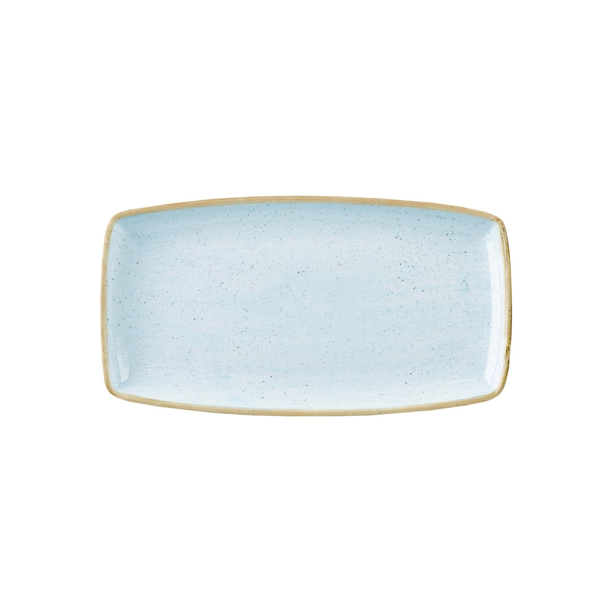 Churchill Stonecast Azzurro Puntinato Vassoio Rettangolare 29,5x15 cm 12 Pezzi