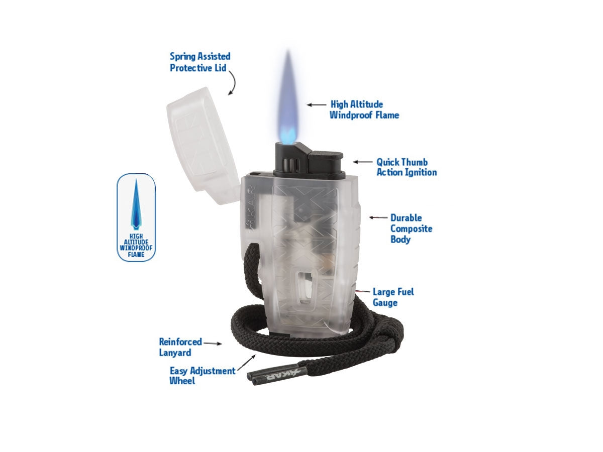 Xikar Accendisigari Stratosphere Ii Single (520CL) Clear - foto 2