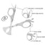 Xikar Forbice Tagliasigari Pieghevole Mtx (400CS) Chrome Silver - foto 3