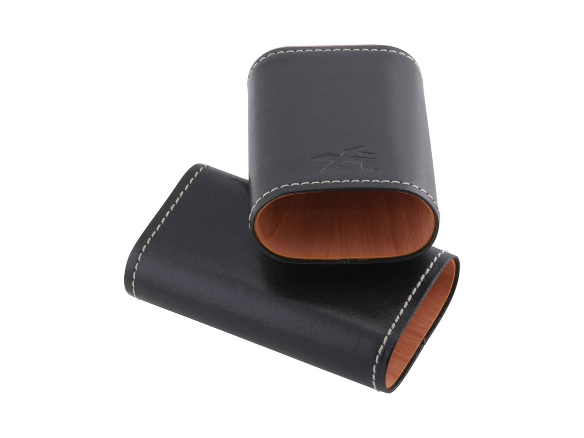 Xikar Portasigari  Liscio Cuoio 3 Sigari (243BK) Black - foto 2