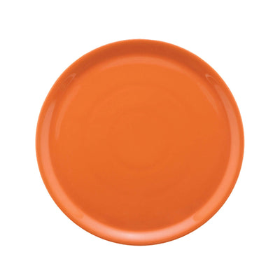 Saturnia Napoli Piatto Pizza Arancio in Porcellana 31 cm 6 Pezzi