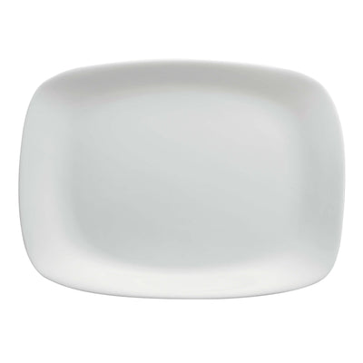 Parma Vassoio Rettangolare in Vetro Bianco 34x24 cm 6 Pezzi