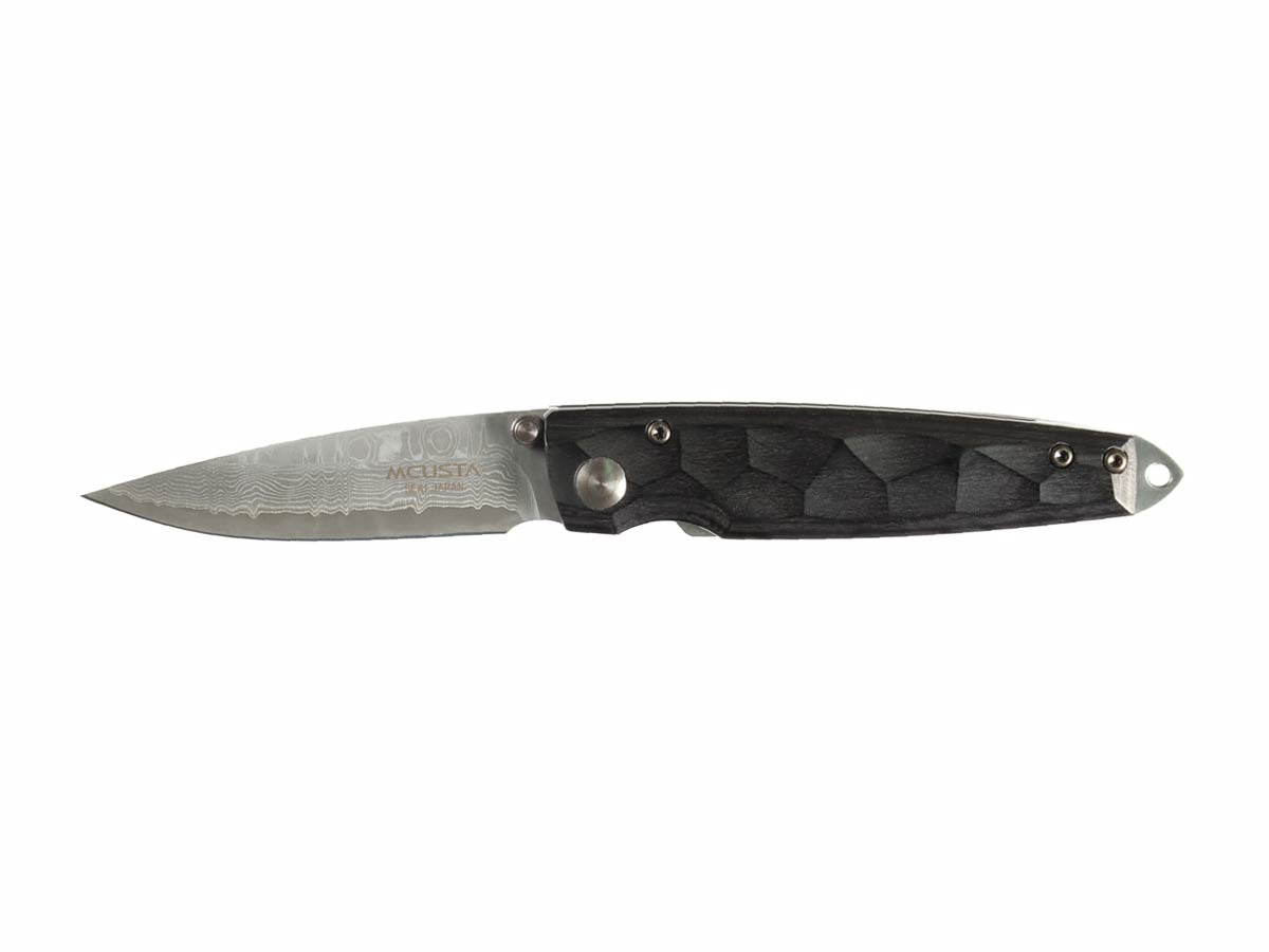Mcusta Shinra Emotion Tsuchi Black Pakkawood/Damascus MC-79DP