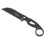 Hydra Knives Buzzard Black Vulture  HK-01-BLACK-SBR Brown Sheath