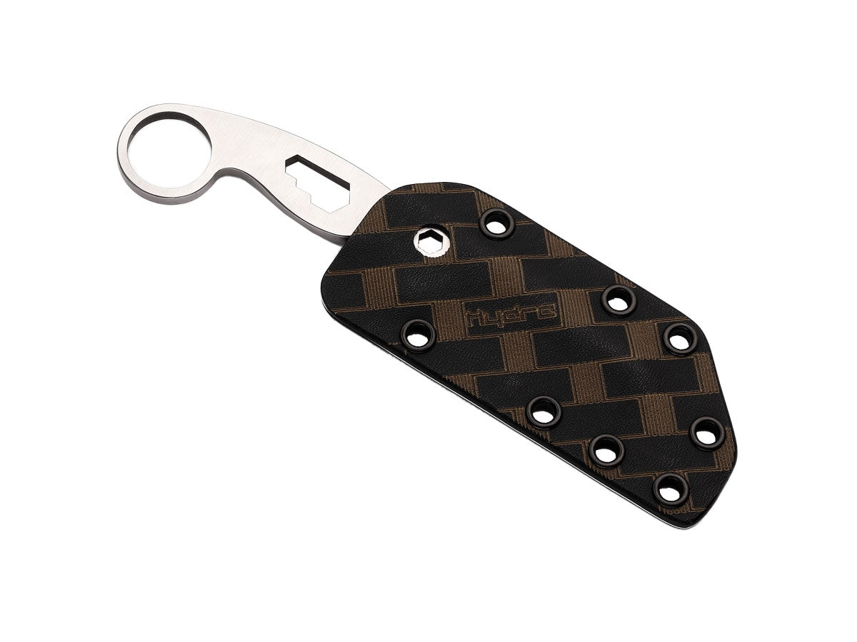 Hydra Knives Buzzard White Hawk HK-01-SBL Black Sheath - foto 2