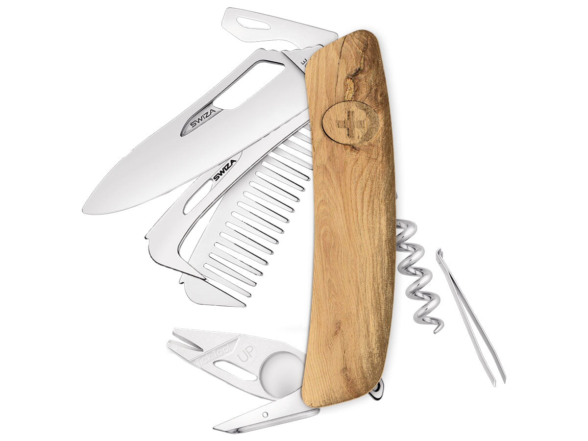 Swiza SH09R-HTT Horse & Tick Tool Wood Oak (KSH.0160.6330)