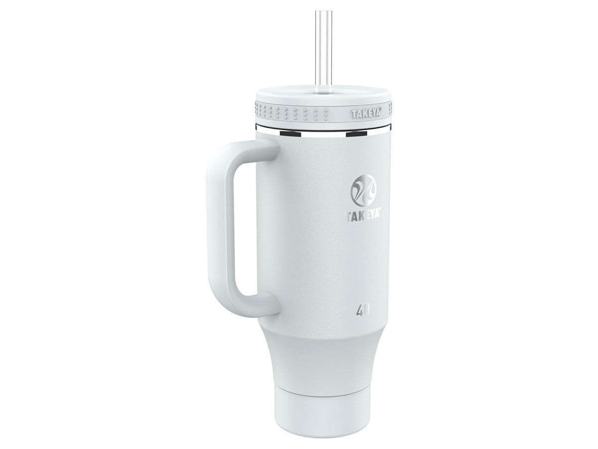 Tumbler Takeya Standard Straw 1210 ml colore Mist con cannucce Tritan e coperchio ermetico