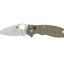 Spyderco Manix 2 Canvas Micarta CRUWEAR C101MPCW2 manico canvas micarta marrone