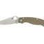 Spyderco Military 2 C36MPCW2 guancette canvas Micarta marrone, lama CPM CRU-WEAR Sprint Run