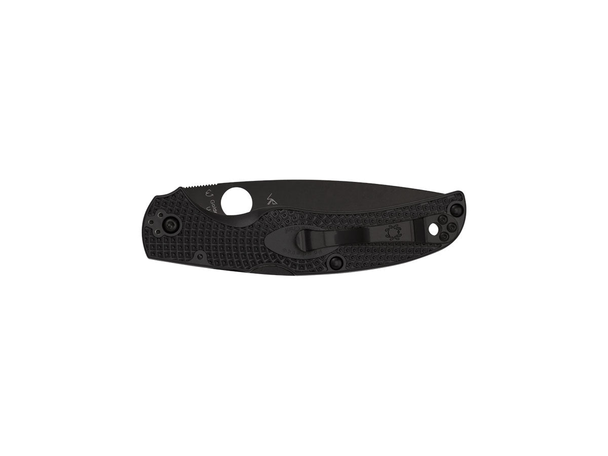 Spyderco Native Chief C244SBBK lama CTS BD1N DLC seghettata FRN nero - dettaglio lama