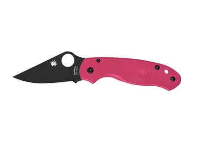 Spyderco Para 3 C223PPNBK lama CTS BD1N rivestita nera, manico FRN rosa, clip nera