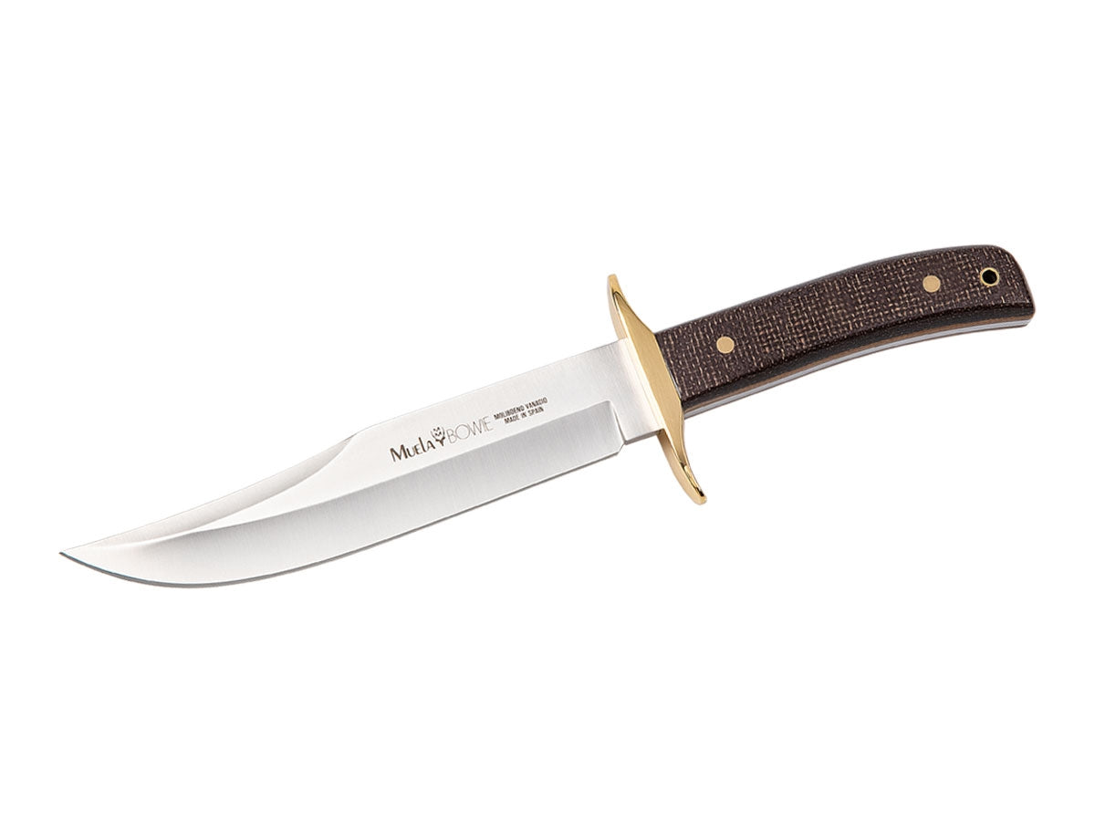 Muela Bowie Micarta Yuta Brown BW-CLASSIC-16M