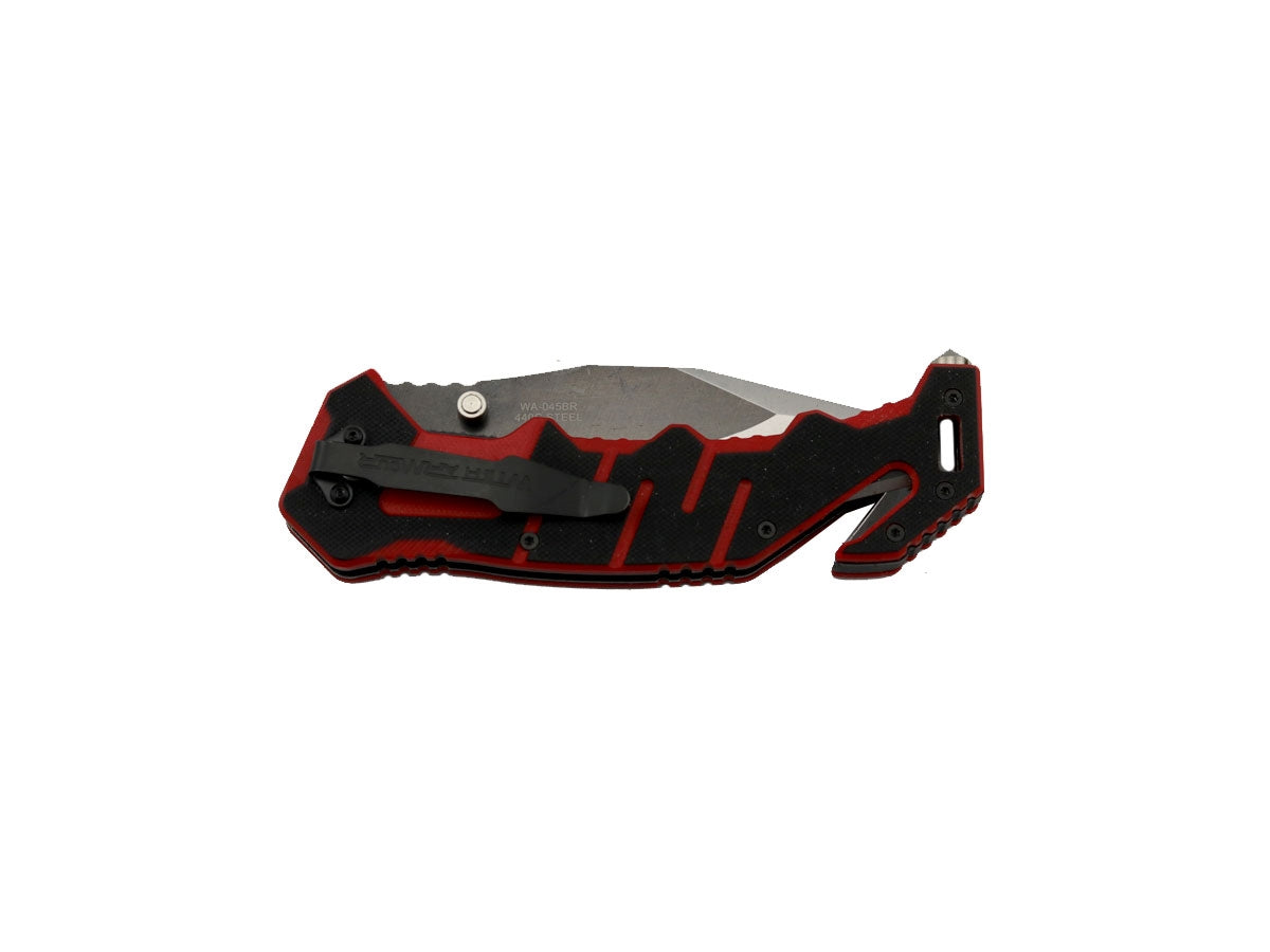 WithArmour Rescuer Black Red WA-045BR – rompivetro e funzione martello