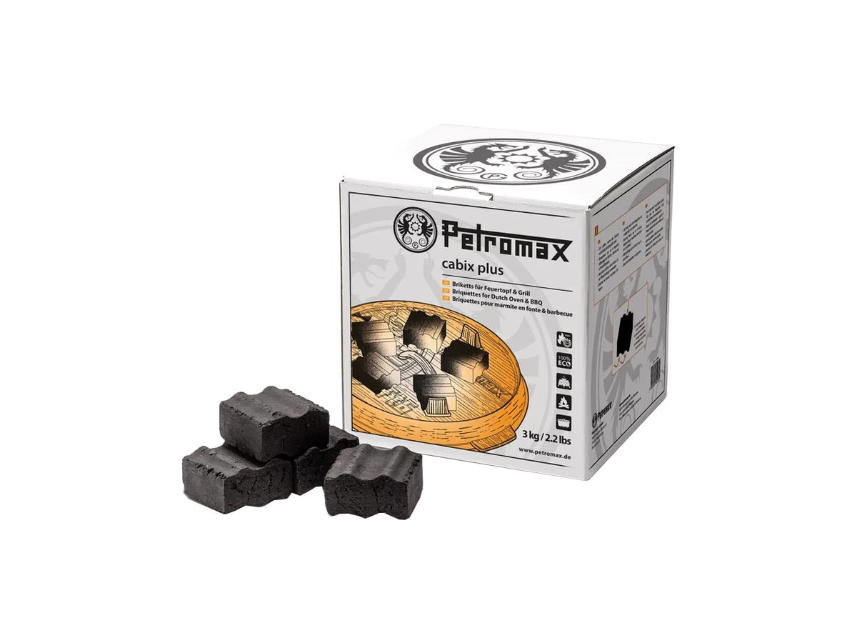 Petromax Cabix Plus bricchette cocco Dutch Oven BBQ profilo scanalato