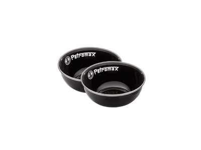 Petromax ciotole smaltate nere PX-BOWL-160-S 0.16lt bordo acciaio inox