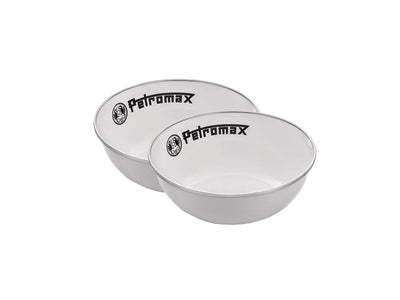 Petromax ciotole smaltate bianche PX-BOWL-W 0.6lt bordo acciaio inox