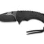 WithArmour Black Boy Black WA-007BK – coltello fisso 440C nero vista frontale