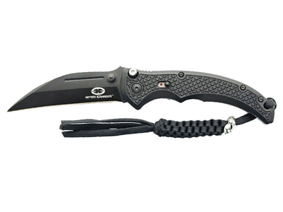 WithArmour Black Claw WA-075BK – coltello 440C Ti nero con safety lock