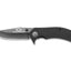 WithArmour Butterfly Black WA-008BK – coltello pieghevole 440C nero aperto