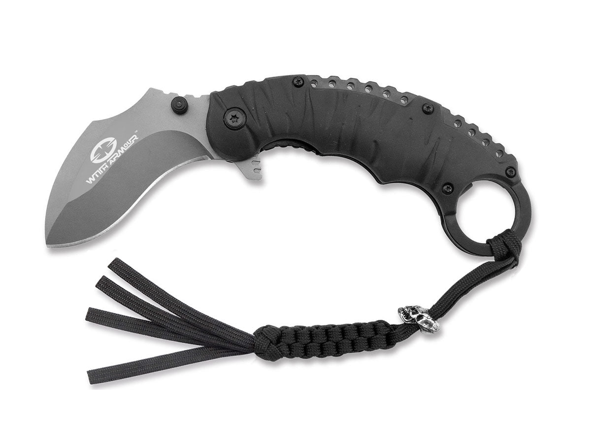 WithArmour Eagle Claw K Black WA-005BK – karambit 440C nero vista frontale
