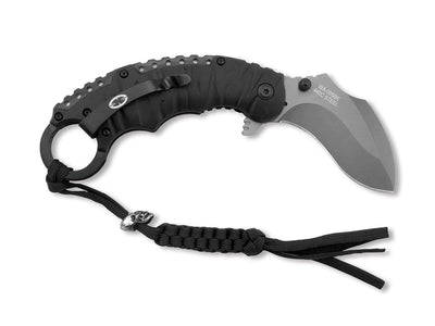 WithArmour Eagle Claw K Black WA-005BK – manico nylon gommato e lama curva