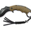 WithArmour Eagle Claw K Tan WA-005TN – karambit 440C colore tan vista frontale