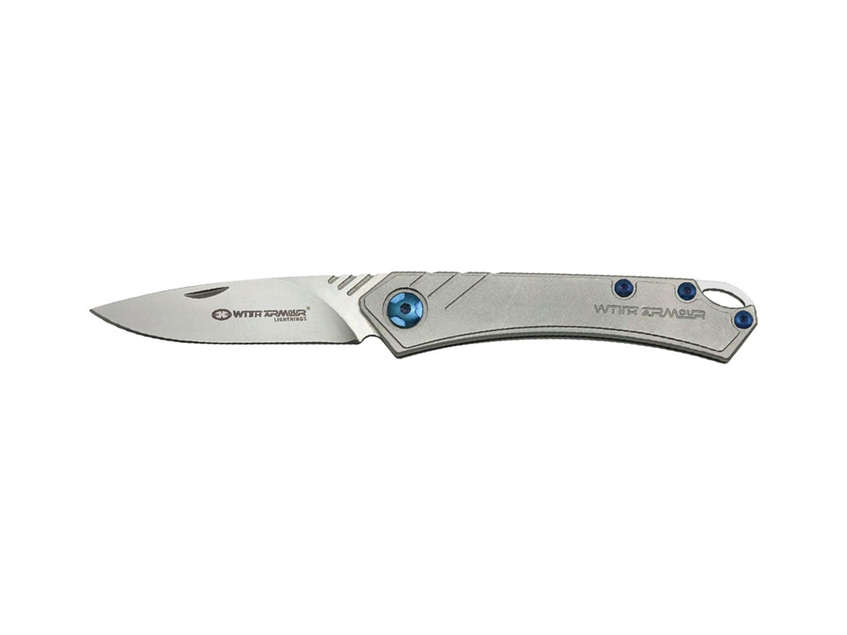WithArmour Elise Gray WA-096TG – coltello D2 manico titanio profilo sottile