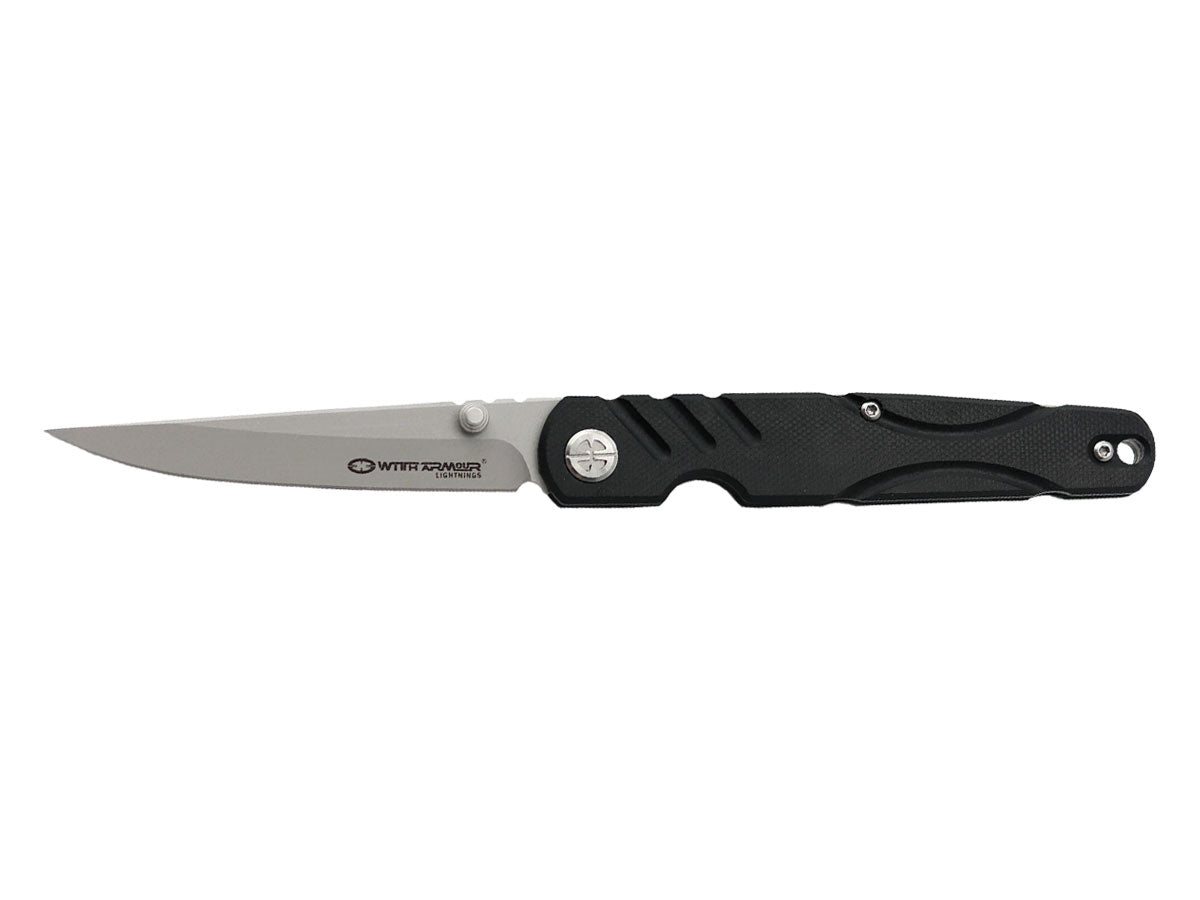 WithArmour Legal Black WA-093BK – coltello da gentiluomo D2 G-10 sottile