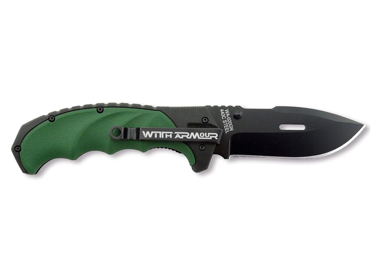 WithArmour Punisher Green WA-020GN – lama 9,4 cm spessore 4 mm