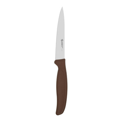 Sanelli Supra Spelucchino Lama Liscia Manico Marrone 11 cm