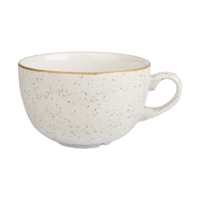 Churchill Stonecast Bianco Puntinato Tazza Tè in Ceramica 22,7 cl 12 Pezzi
