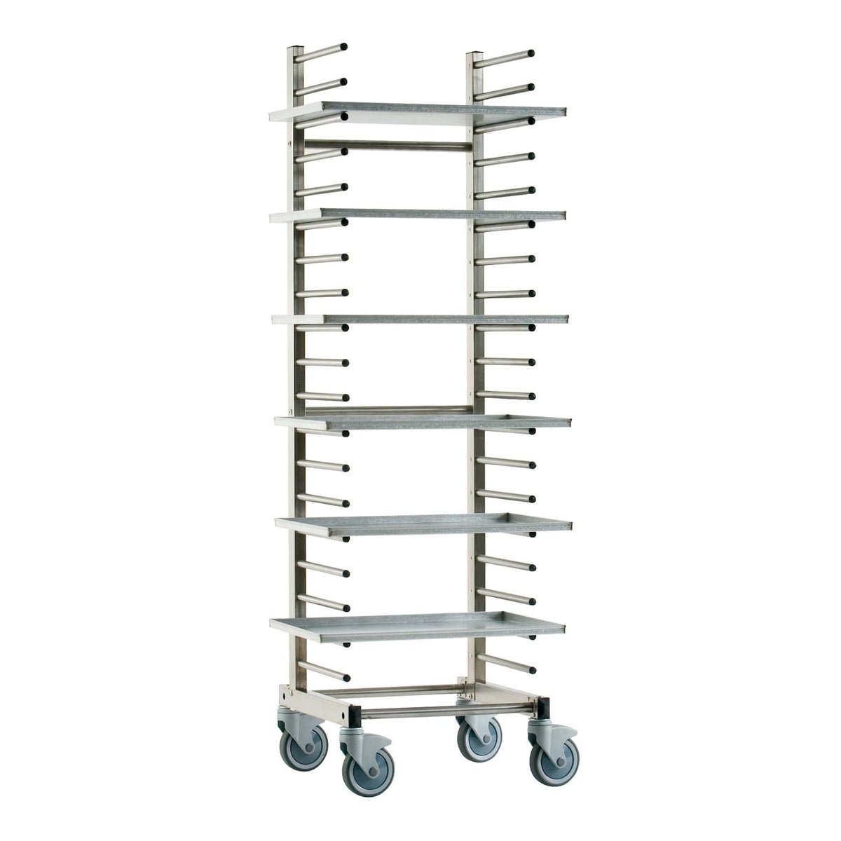 Gi.Metal Carrello Portateglie 20 Teglie 51x54 cm H172