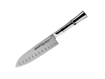 Samura Bamboo Santoku C/Alveoli (Santoku knife hollow ground) Cm.13,7 SBA-0093