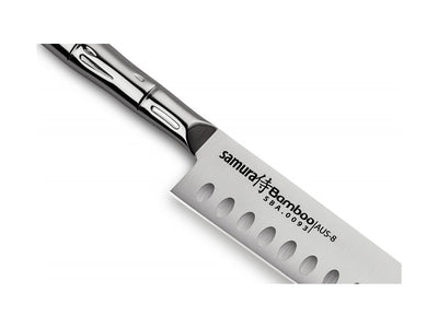 Samura Bamboo Santoku C/Alveoli (Santoku knife hollow ground) Cm.13,7 SBA-0093 - foto 2