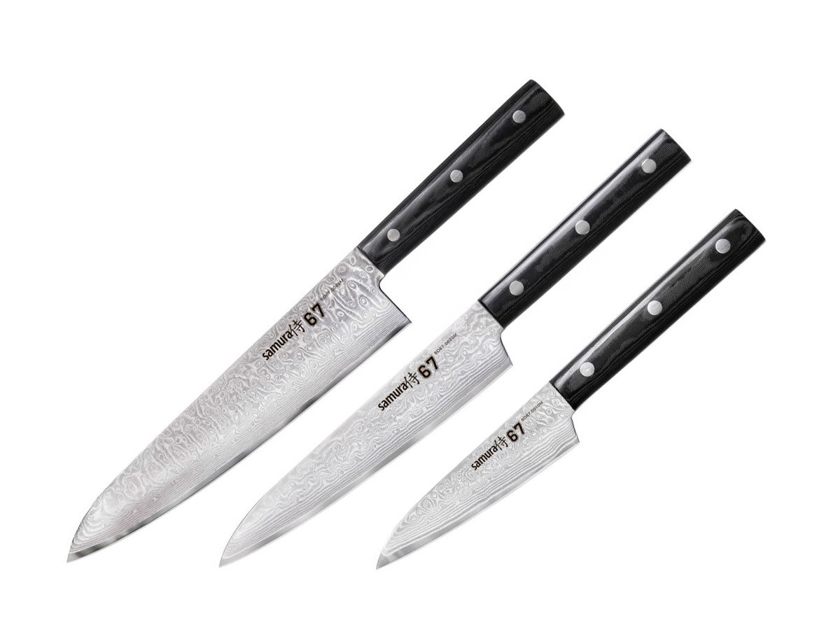 Samura Damascus 67 Set 3 Pz (CUOCO-FILETTARE-SPELUCCHINO) SD67-0220M