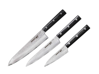 Samura Damascus 67 Set 3 Pz (CUOCO-FILETTARE-SPELUCCHINO) SD67-0220M