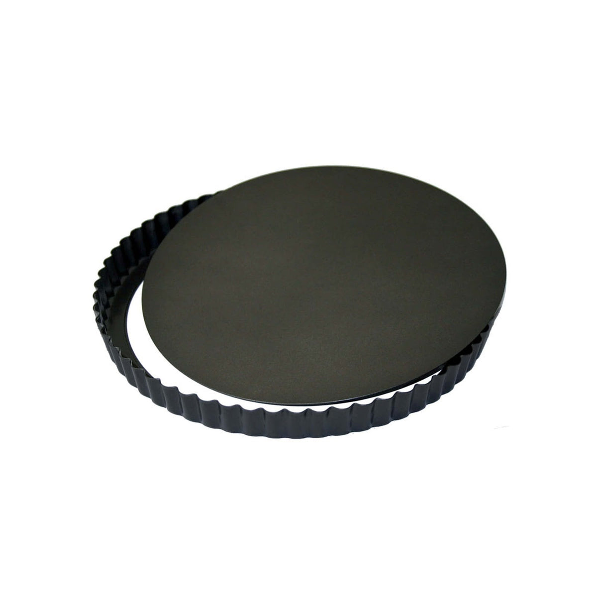 Stampo Crostata Festonato Antiaderente Fondo Mobile Ø 24 cm H 2