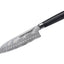Samura Damascus Santoku C/Alveoli (Santoku knife hollow ground) Cm.18 SD-0094