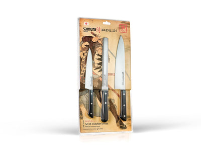 Samura Harakiri Set 3 Pz (CUOCO-FILETTARE-PANE/SURGELATI) Black SHR-0230B - foto 2