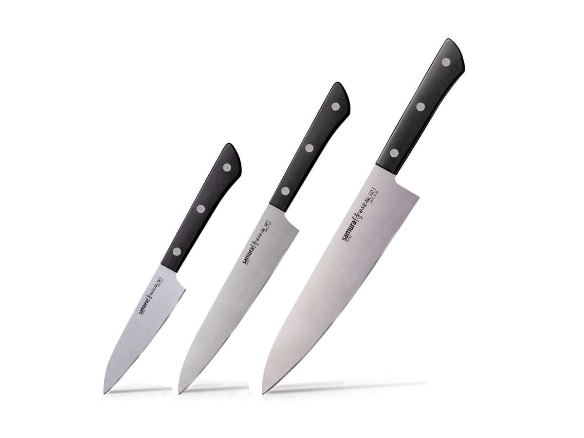 Samura Harakiri Set 3 Pz (CUOCO-FILETTARE-SPELUCCHINO) Black SHR-0220B