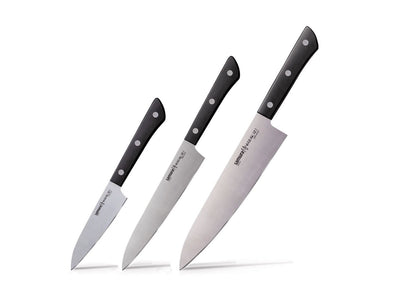 Samura Harakiri Set 3 Pz (CUOCO-FILETTARE-SPELUCCHINO) Black SHR-0220B
