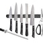 Samura Harakiri Super SET8PZ(5COLTELLI-FORBICE-ACCIARINO-SUPPORTO)Black SHR-280B