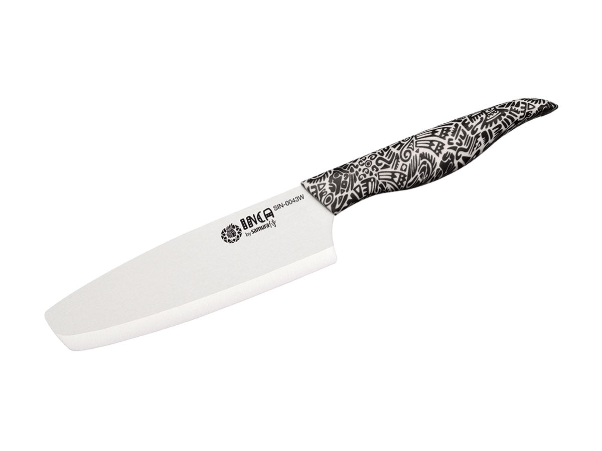 Samura Inca Ceramica Bianco Nakiri (Nakiri Knife) Cm.16,5 SIN-0043W