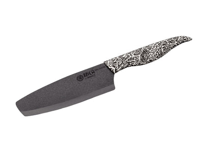 Samura Inca Ceramica Nero Nakiri (Nakiri Knife) Cm.16,5 SIN-0043B