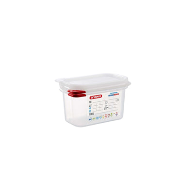 Bacinella Gastronorm GN 1/9 con Coperchio H10 cm 1 Litro