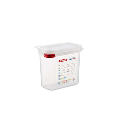 Bacinella Gastronorm GN 1/9 con Coperchio H15 cm 1,5 Litri